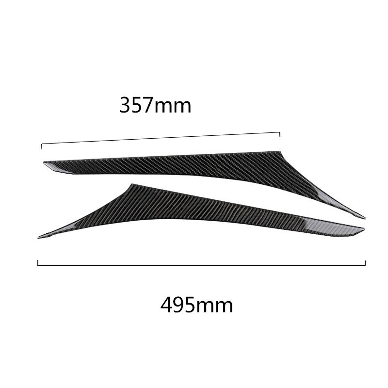 For Lexus IS250 2013 2014 2015 2016 2017 2018 Carbon Fiber Car Interior Center Control Panel Gear Shift Cover Side Strips Trim
