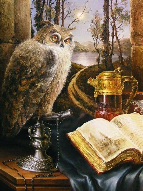 5D DIY Diamond Painting Owl Diamond Embroidery Animal Needlework Cartoon Cross Stitch Kits Mosaic Art Child Room Decor
