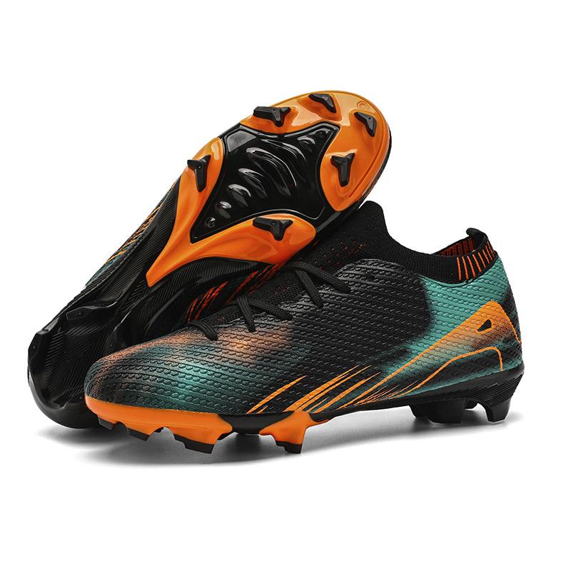 New Fashion Long Spikes Soccer Cleats for Men Women Breathable Socks Shoes Futsal Men Professional Football Sneakers Men