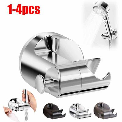 1-4 Stück Selbstklebender Verstellbarer Duschkopfhalter ABS Universeller Saugnapfhalter Starker Tragfähiger Duschkopfhalter