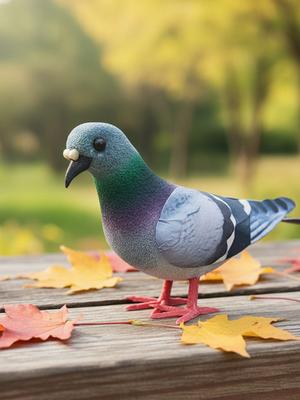 Foam Pigeon Ornaments Art Crafts Miniatures Bird Figurines Artificial Imitation Handmade Handcrafts Cute Christmas Decorations