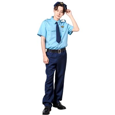 Clearstone HOMME Cosplay Halloween Police Unisexe Bleu