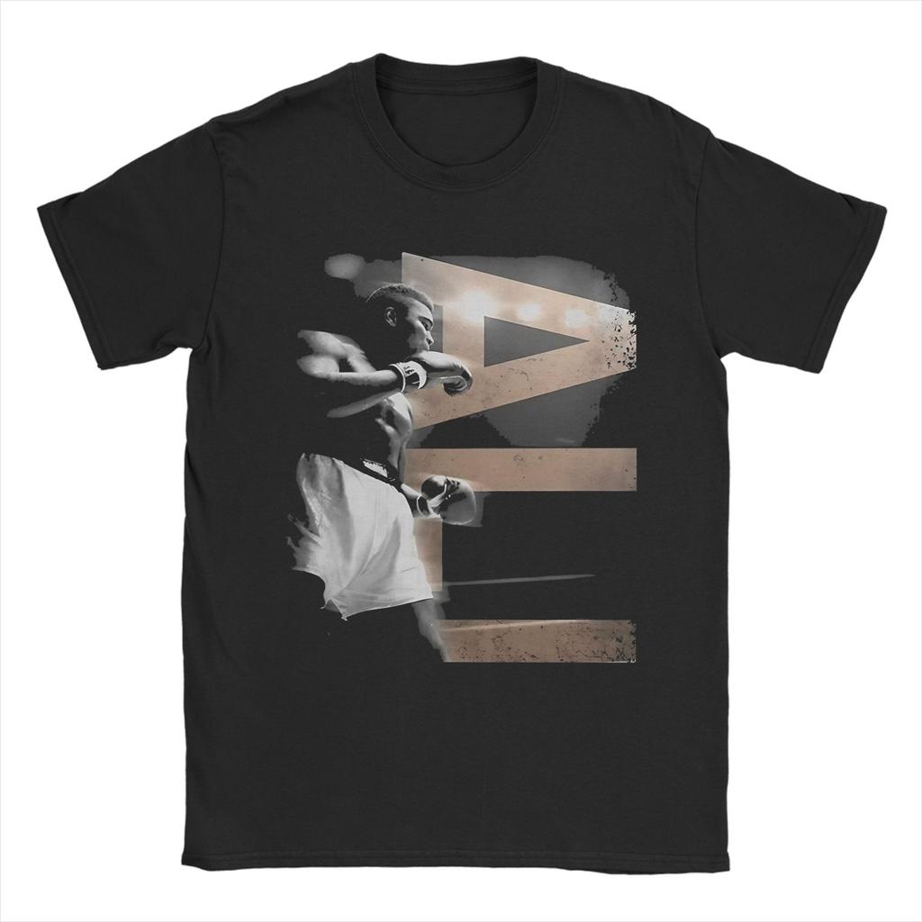 Muhammad Ali Baumwoll-T-Shirt Für Unisex Sommer Ästhetische T-Shirts O-Ausschnitt Freizeit-T-Shirt Oversized Dropshipping Oberteile