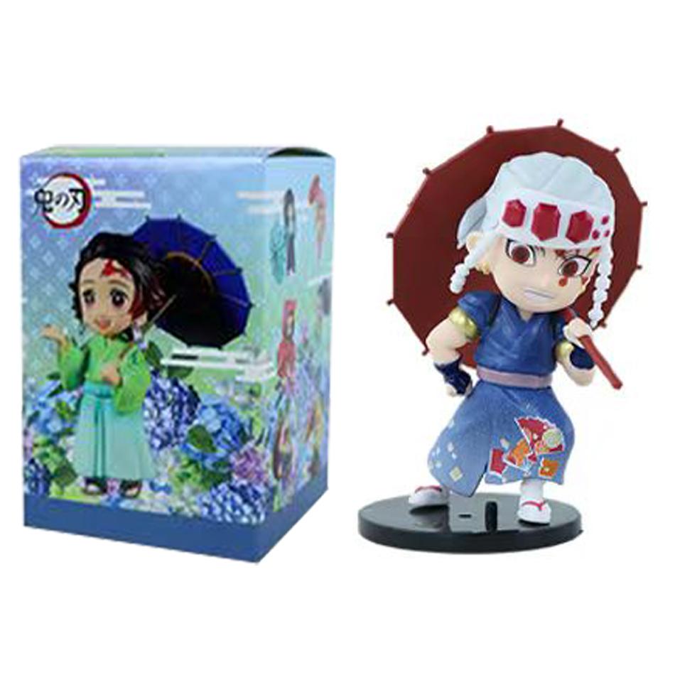 Demon Slayer Plum Rain Series Blind Box Figure - Mystery Toy Gift Featuring Kochou Shinobu Tomioka Giyuu Kanroji Mitsuri