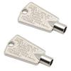 216702900 Freezer Door Key AP4301346 AP4071414 PS2061565 AP2113733 06599905 08037402 Freezer Door Compatible with GE (2 Pack) #297147700 12849, Metal,