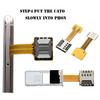 TF Hybrid Sim Slot Dual SIM Kartenadapter Micro SD Extender für Android Phone