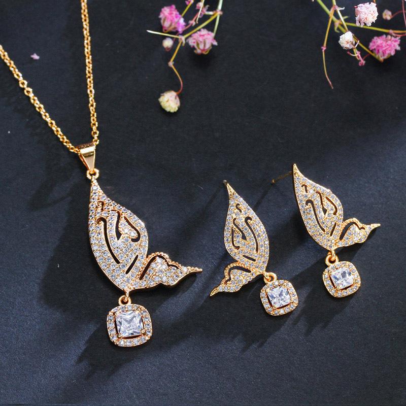 

Earrings, Style Zircon Butterfly Pin Earrings