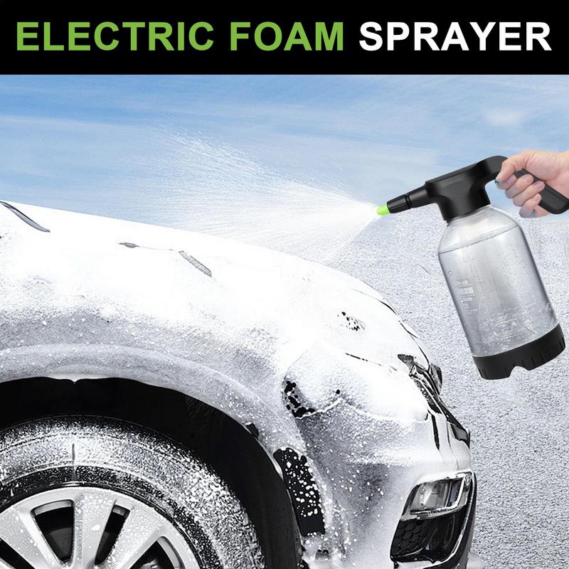 

Electric Foam Sprayer For Car Wash 2L Battery Powered Plant Mister Spray Bottle Handheld Auto Washing Detailing Cleaning Kettle CHINA