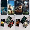 Dinosaur Shell Phone Case for Samsung Galaxy A11 A12 A13 A15 A52S A53 A55 A56 A70 A71 A72 A73 F06 F16 F56 S10 Plus S10e