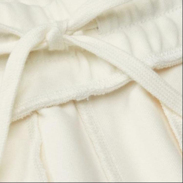 Reebok Letter Mid Waist Loose Casual Pants Women Bottoms Off-White 24SRC602WGW2