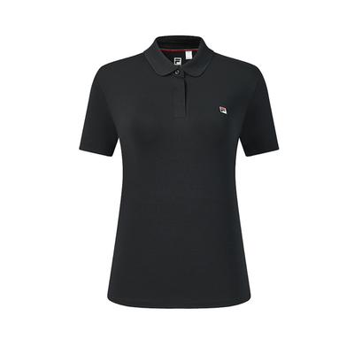 Tennis Simple Classic Basic Sports Casual Comfortable Versatile Breathable Short Sleeve Polo Shirt Women Tops Legendary-Blue A11W623104FNV