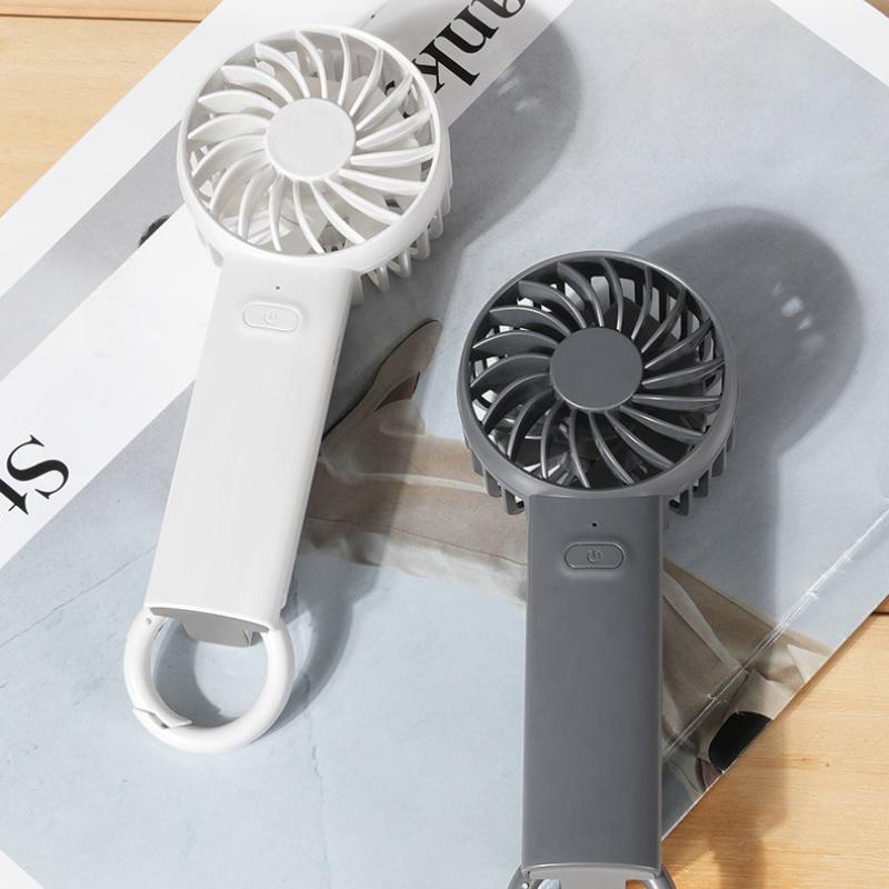 2025 Mini Handheld Desktop Dual-Purpose Fan Three-speed High Wind Adjustable Portable Handheld Fan For Indoor/outdoor Travel
