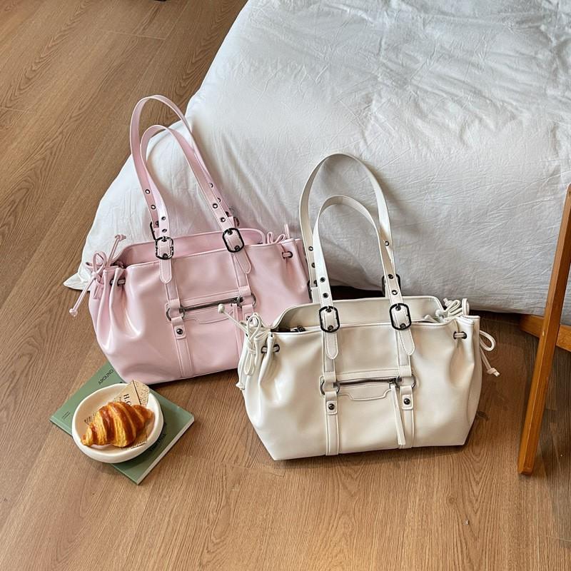 Large Capacity Womens Tote Bag With Adjustable Strap Stylish Daily Commuter Shoulder Urban Minimalist PU Leather