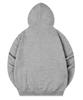Randomoff [Fleece Lined] Mozzi Meonzi Mini Zip-Up Hoodie [Gray]