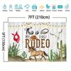 1 birthday cowboy background theme party decoration photo booth props personalized banner