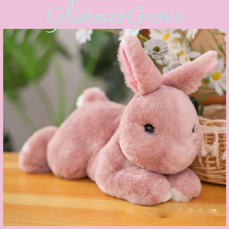 Plush Rabbit Simulation Stuffed Toy Animal Dolls Room Decoration Kids Gifts