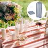 Uxcell Chiffon Table Runner, 3M, 72 X 305 Cm, Rustic Gauze Tablecloth, Sheer Wedding Table Runner for Weddings, Bridal Parties, and Table Decorations,
