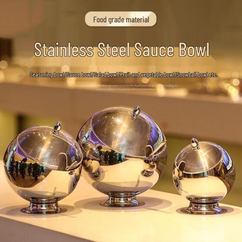 

Odin Stainless Steel Slanted Serving Bowl with Lid