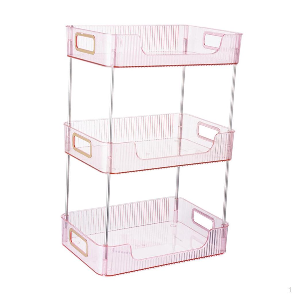 Cosmetic Storage Organizer Large Capacity Display Shelf Desk Box for Lipstick