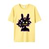 Trippy Multi Eye Jax Charakter Grafik T-Shirt, TADC Psychedelisches Kaninchen Cartoon Print Tee, Dunkles Gruseliges Style Kurzarm Top