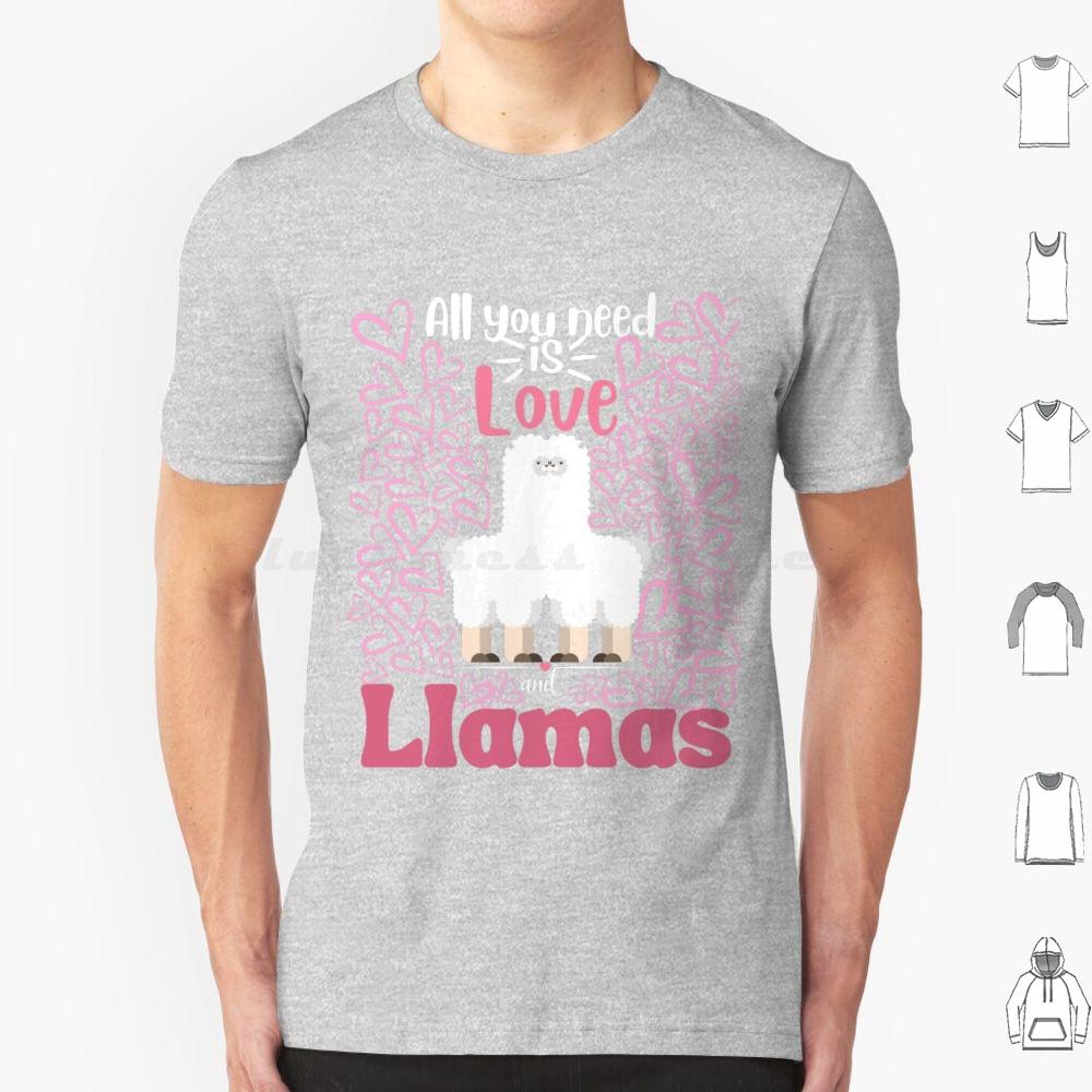 Llama Valentine Puns T Shirt Big Size 100% Cotton Cute Llama Valentine Puns Llama Valentine Puns Love Cool Llama Valentine Puns