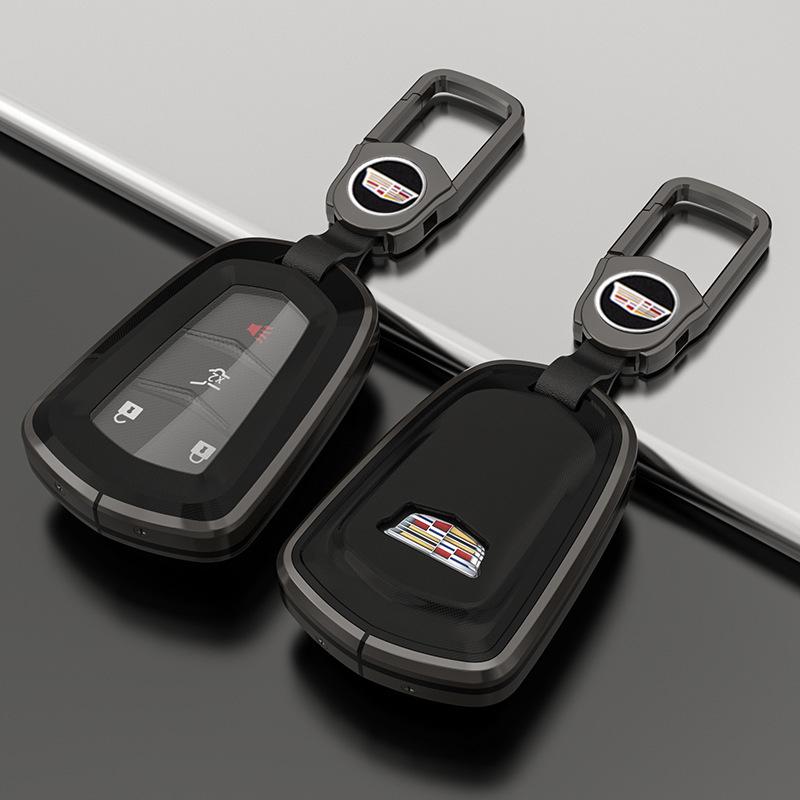 Cadillac Premium Key Case for XT5, CT5, XT4, XTS, ATSL, CT6, XT6, CT4 - Suitable for Men & Women