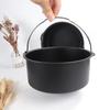 6/7/8 Inch Non-Stick Baking Mold Air Fryer Pot Round Tray Pan Roasting Pizza Cake Basket Bakeware Kitchen Bar Cooking Accessory