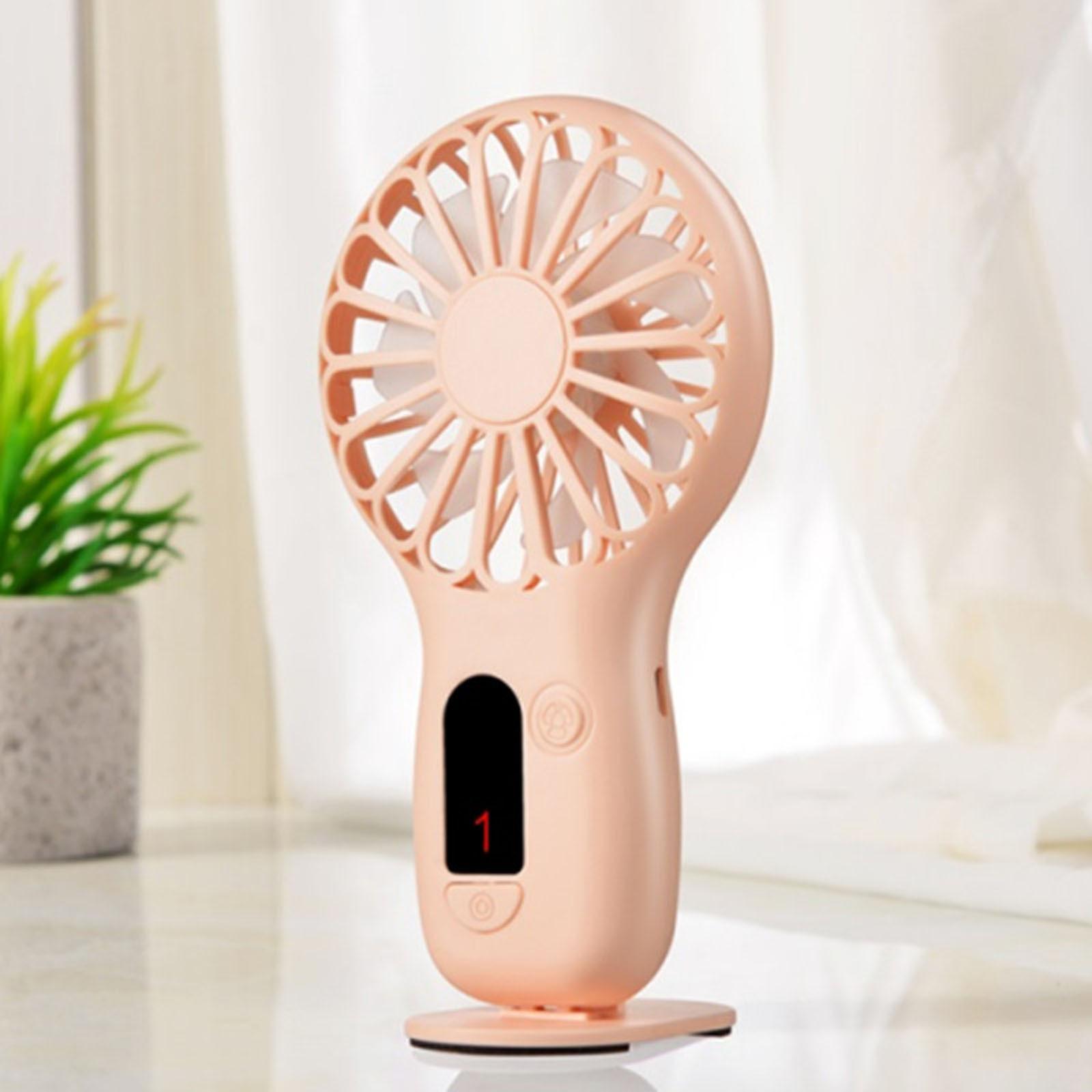 

Мини-портативный портативный USB-вентилятор для зарядки Белый Зеленый порошок Три цвета L розовый