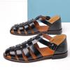 Summer New Men's Hollow Out Sandals Baotou Men's Casual Shoes Beach Shoes Outdoor Men's Flat Shoes Men's Camping Sandals