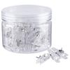 20Pcs/Box Mini Transparent Clip Push Pins Creative Pushpins with Clips  Wall Markers