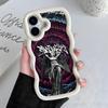 Graffiti Art Welle Rand TPU Handyhülle für iPhone 17 16 15 14 13 12 11 Air Pro Max Plus Bunte Hülle