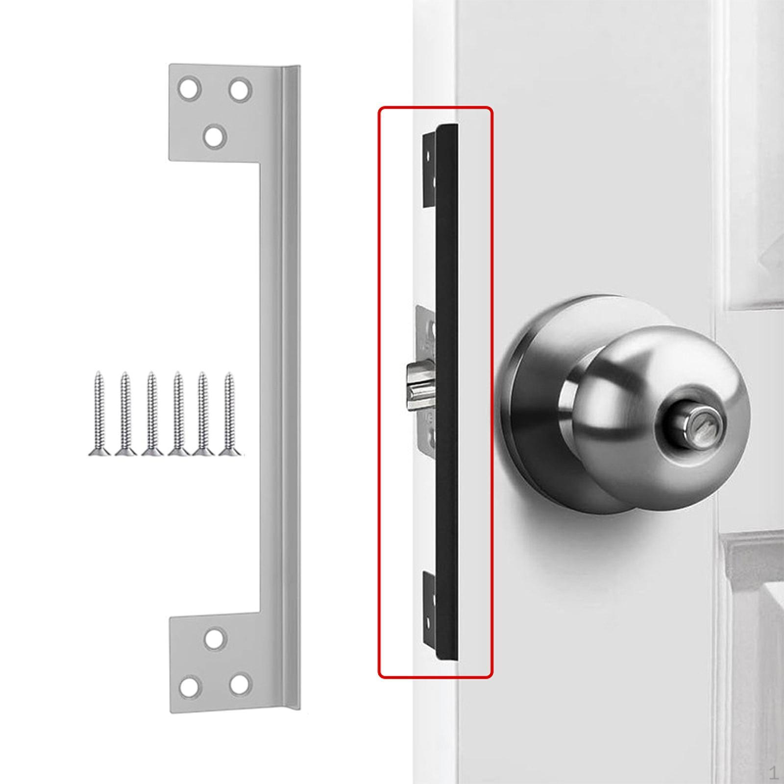 

Door Latch Guard Plate Shield Cover Protection for Office Bathroom Farmhouse 7inch