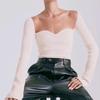 Women's Sexy Elastic Off-the-Shoulder Knitted Sweater for Autumn and Spring
