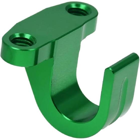 Precision-Made CNC Rear Brake Line Holder Hose Clamp Compatible With KAWASAKI Motorcycle KX 125 250 450 F KX250F KX250X KX450X KLX(2 pcs)