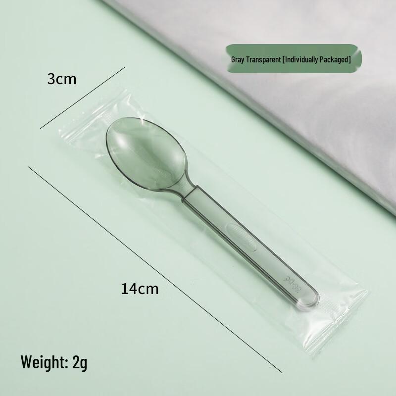 

Одноразовые пластиковые ложки в индивидуальной упаковке