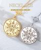 Dawapara Tetragrammaton Pentagram Necklaces Witches Knot Pendant Wiccan Protection Amulet Stainless Steel Jewelry