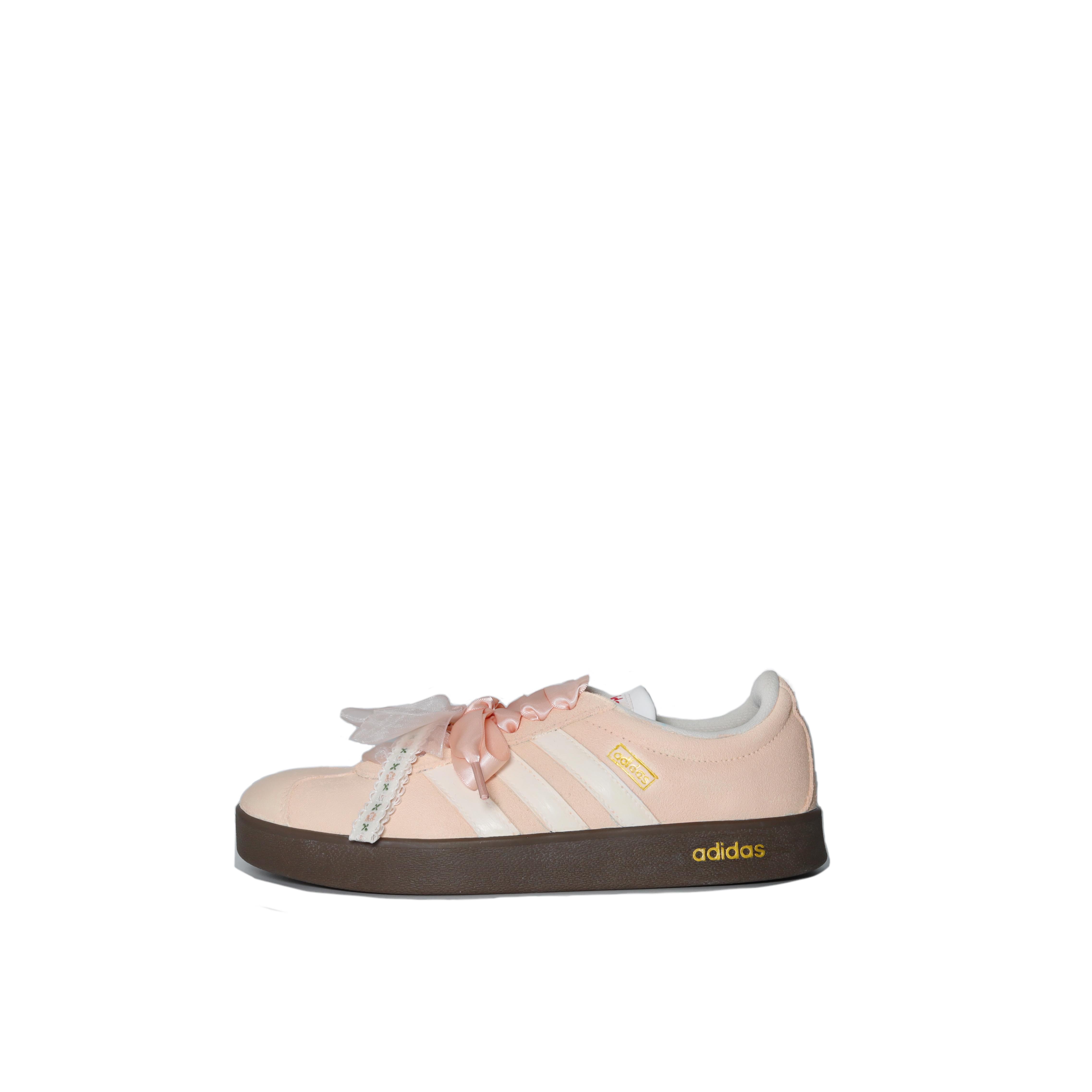 

Adidas Neo VL Court 2.0 Slip Resistant Low top Skateboard Shoes Unisex White Orange JS3003(team665-) 40⅔