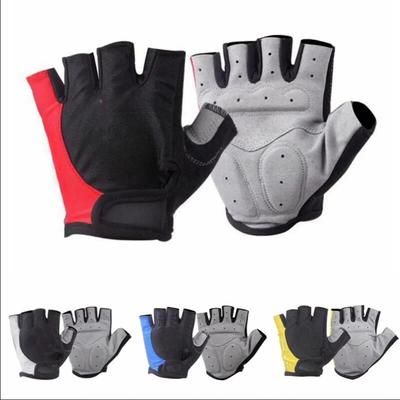 Halbfinger-Fahrradhandschuhe für Herren und Damen, rutschfest, stoßfest, atmungsaktiv, Sommer-Fahrradhandschuhe, fingerlos, Sport-Trainingshandschuhe im Fitnessstudio