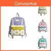 Playful Cartoon Polka Dot Backpack For Children Colorful Lightweight And Breathable