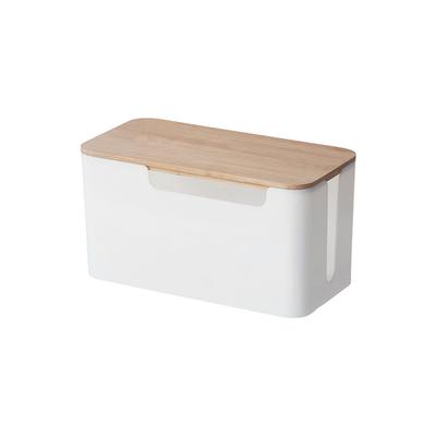 Cable Management Box Cable Organizer Box Wire Management Organizer Cover Hider for Desktop Home
