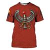 New Summer Unisex Trendy Vintage Pattern T-Shirt Ancient Egypt Symbol 3D Print Harajuku Casual Short Sleeve Plus Size Tops