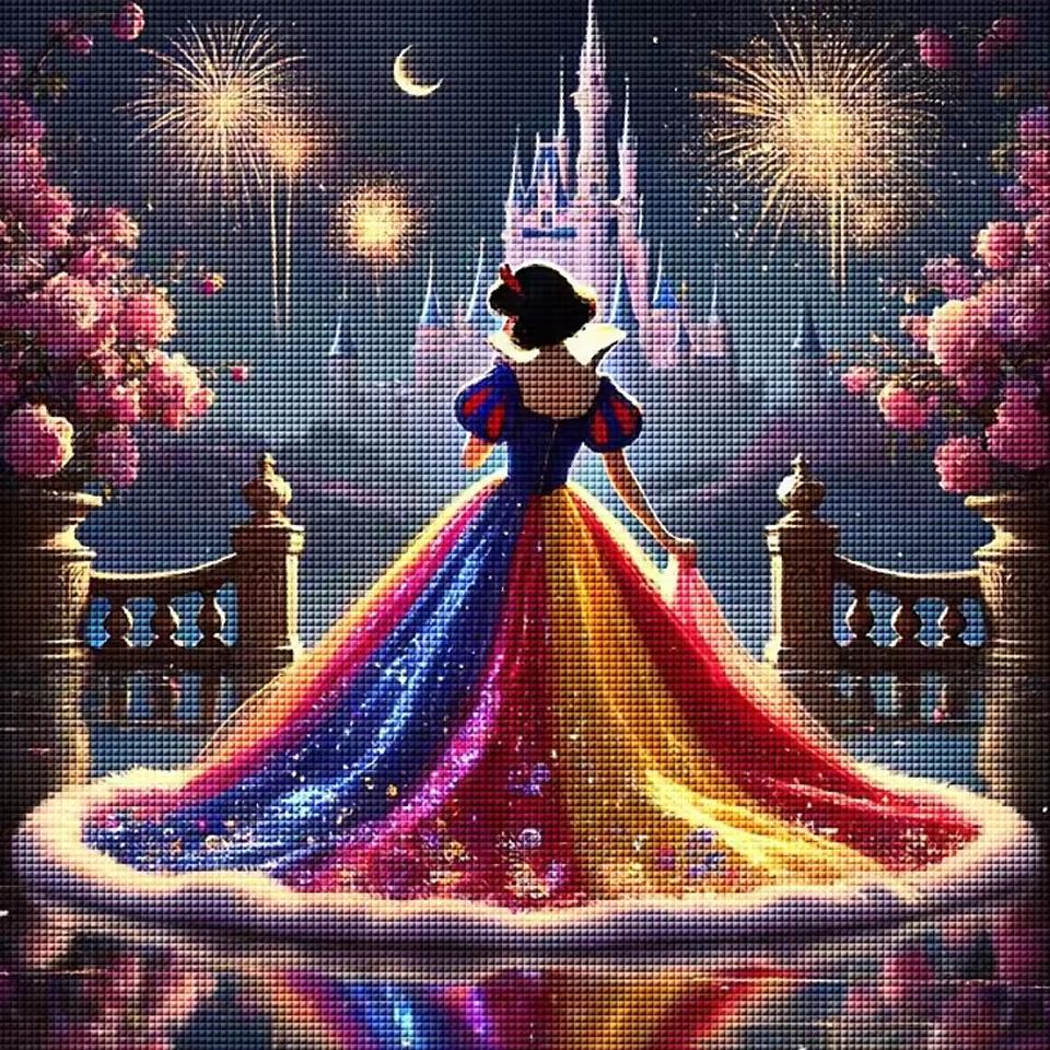 Disney Princesses Diamond Painting Kit 5D DIY Diamond Embroidery Cross Stitch Handmade Art Gift Crafts Home Decor