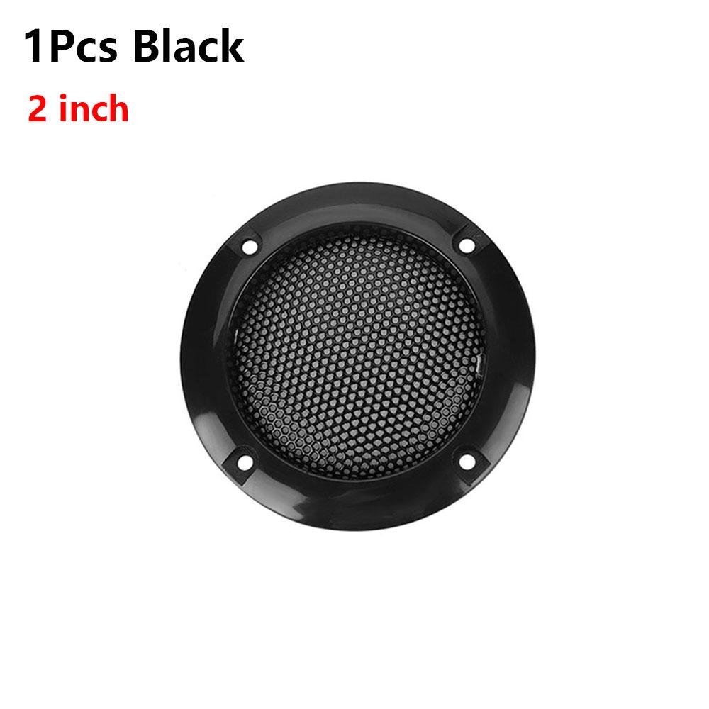 2Pcs Black Gold Silver Speaker Protective Grill Decorative Speaker Mesh Circle  Audio DIY Decoration