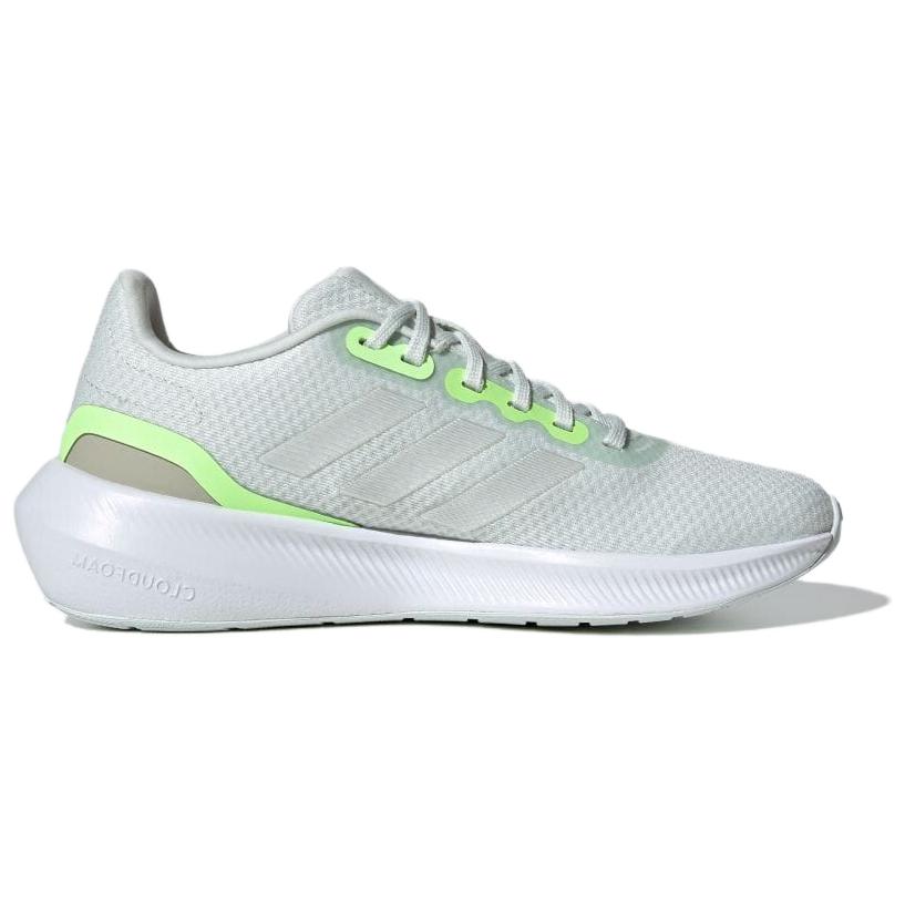 adidas Runfalcon 3.0 Comfortable Non-Slip Durable Low-Top Running Shoes Women Sneaker Light-Gray Green IE0750
