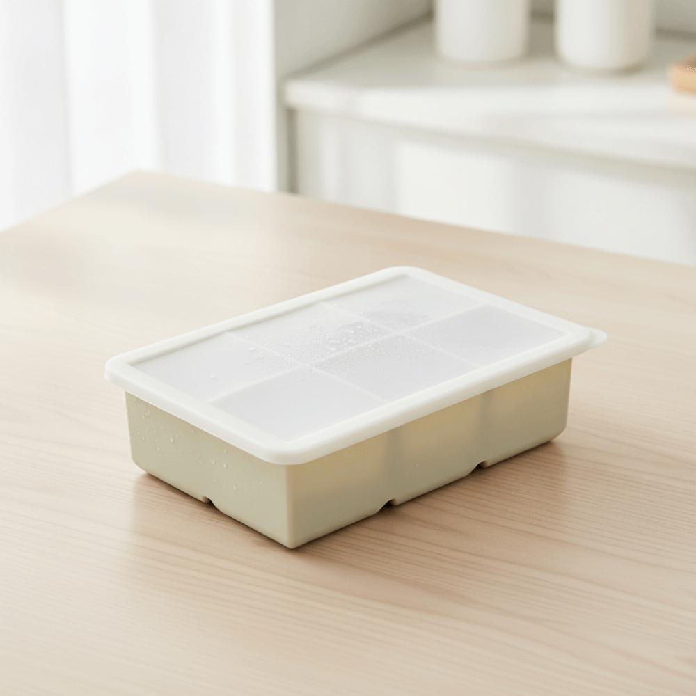 6/8 Grids Large  Ice Cube Tray Silicone Square Ice Mold Food Grade Ice Cube Maker  Kitchen Gadgets