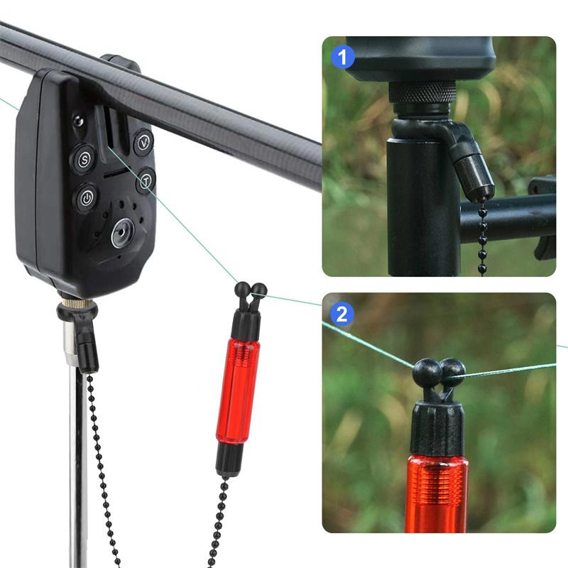 4Pcs Durable Component Angling Supplies Fishing Accessories Indicators Fishing Pliers Bite Alarm Soft Chain