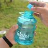 Leak-proof Portable Sport Tea Cup Transparent Fitness Drinking Cups Sports Water Bottle  Girl
