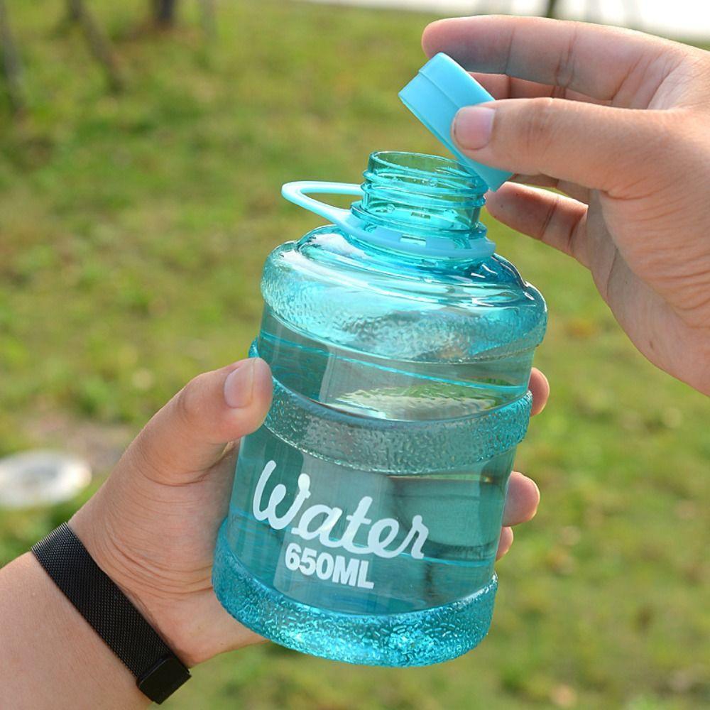 Leak-proof Portable Sport Tea Cup Transparent Fitness Drinking Cups Sports Water Bottle Girl