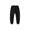 Li Ning Plain Drawstring Mid Waist Elastic Cuff Knitted Sports Pants Men Bottoms Black AKXR061-2