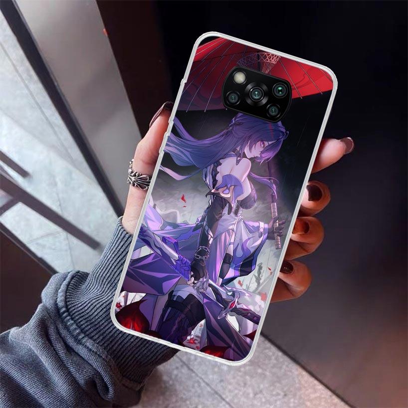 Honkai Star Rail Acheron Phone Case For Xiaomi Poco X5 X6 X7 Pro F7 Ultra M7 Redmi 15C 15 13C 13 12C 12 10 10C 10A 9 9C 9T 9A Co